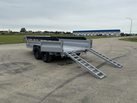 New 2026 Horizon Trailers EZ7 83''X14' DUMP BOX W/2'HIGH SIDES 14000 GVWR Dump Trailer