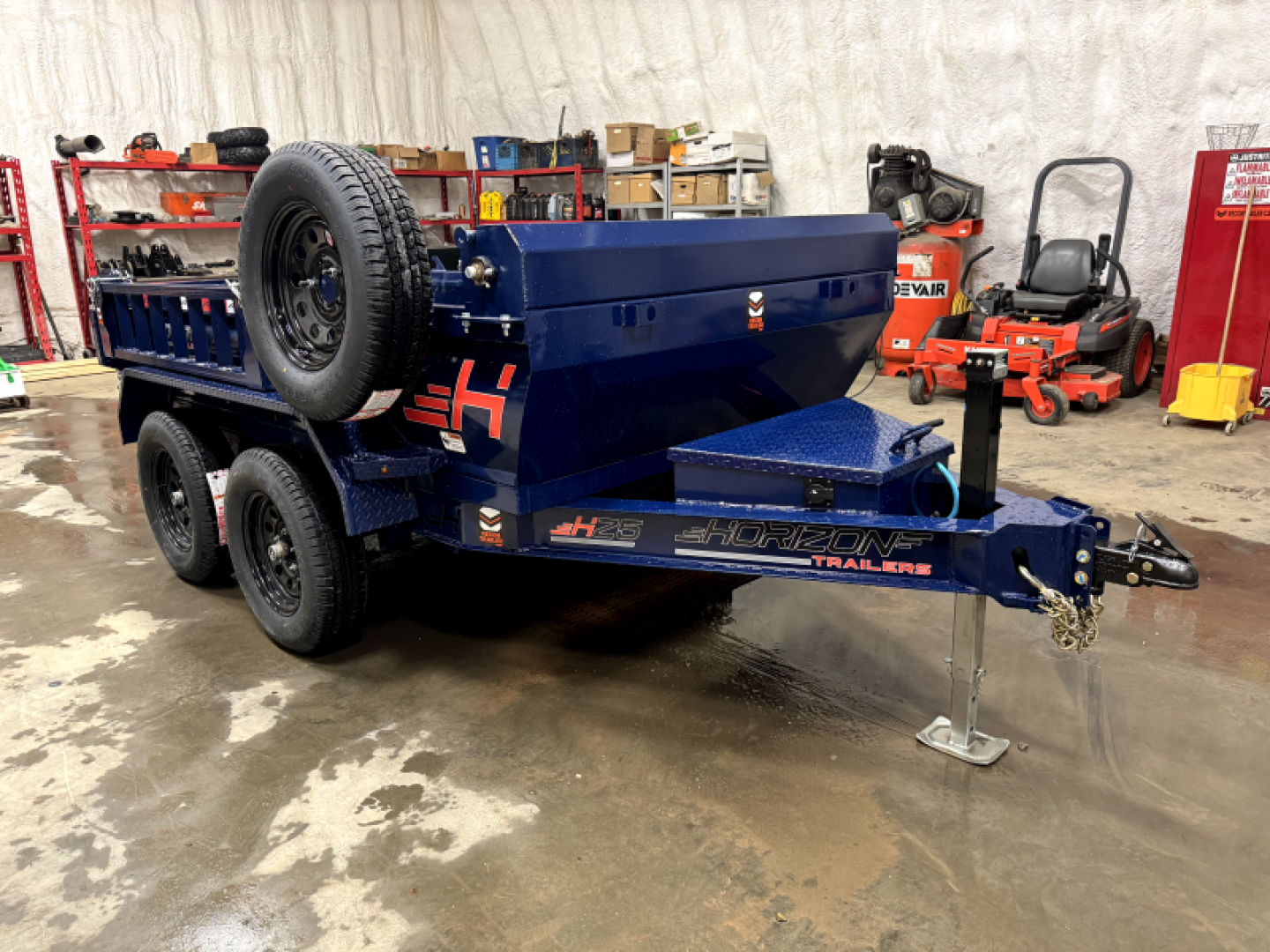 New 2025 Horizon Trailers 60" x 10' Dump Box 7630lbs GVWR