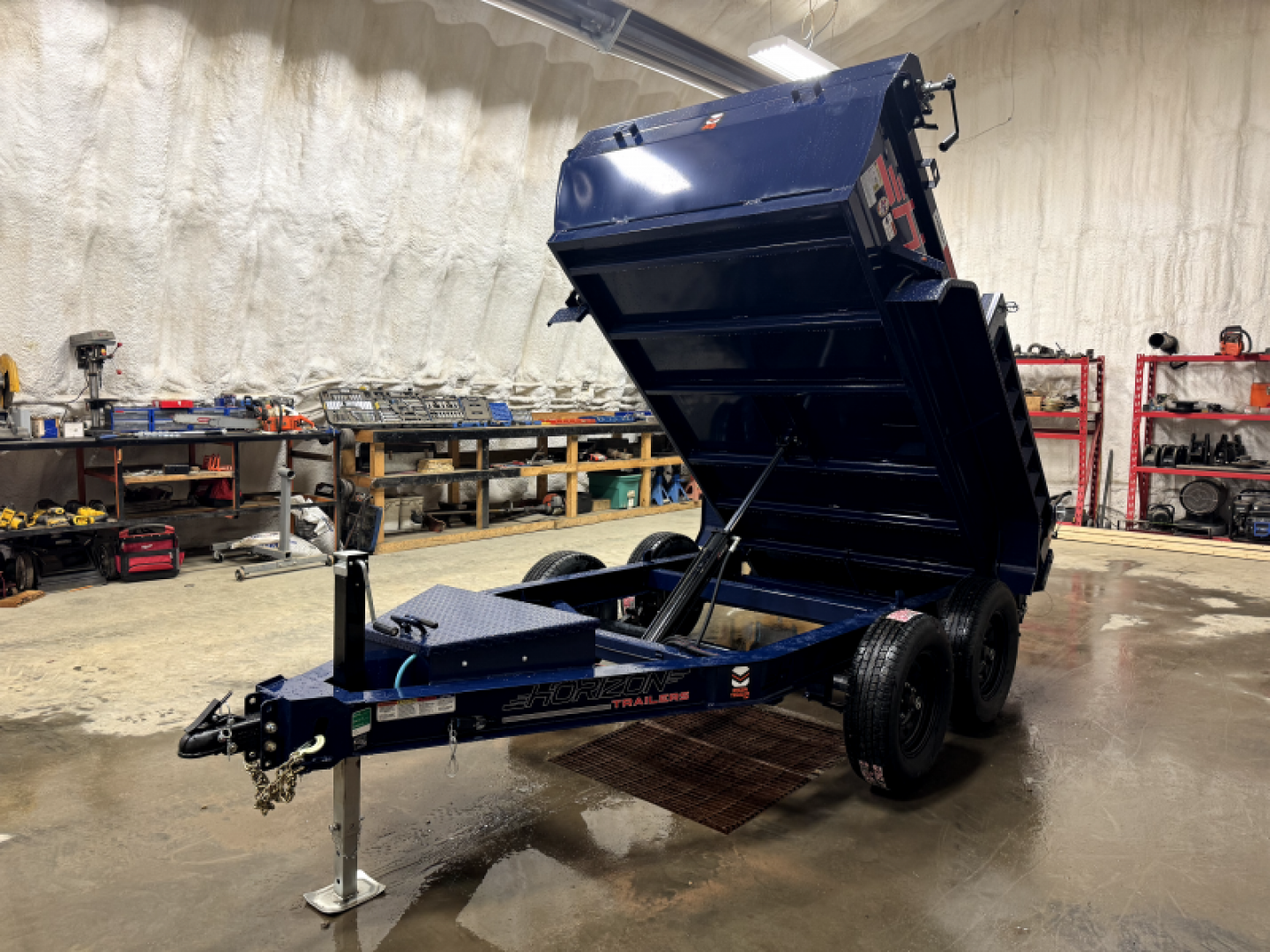 New 2025 Horizon Trailers 60" x 10' Dump Box 7630lbs GVWR