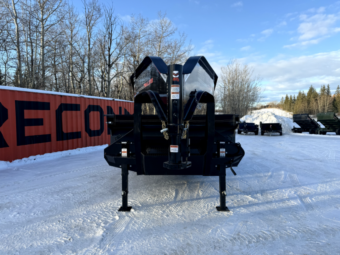 New 2025 Horizon Trailers HZH 96''X16'X 2' H.S Heavy Duty Goose Dump Box 2-12K OilBath 25900LBS GVWR