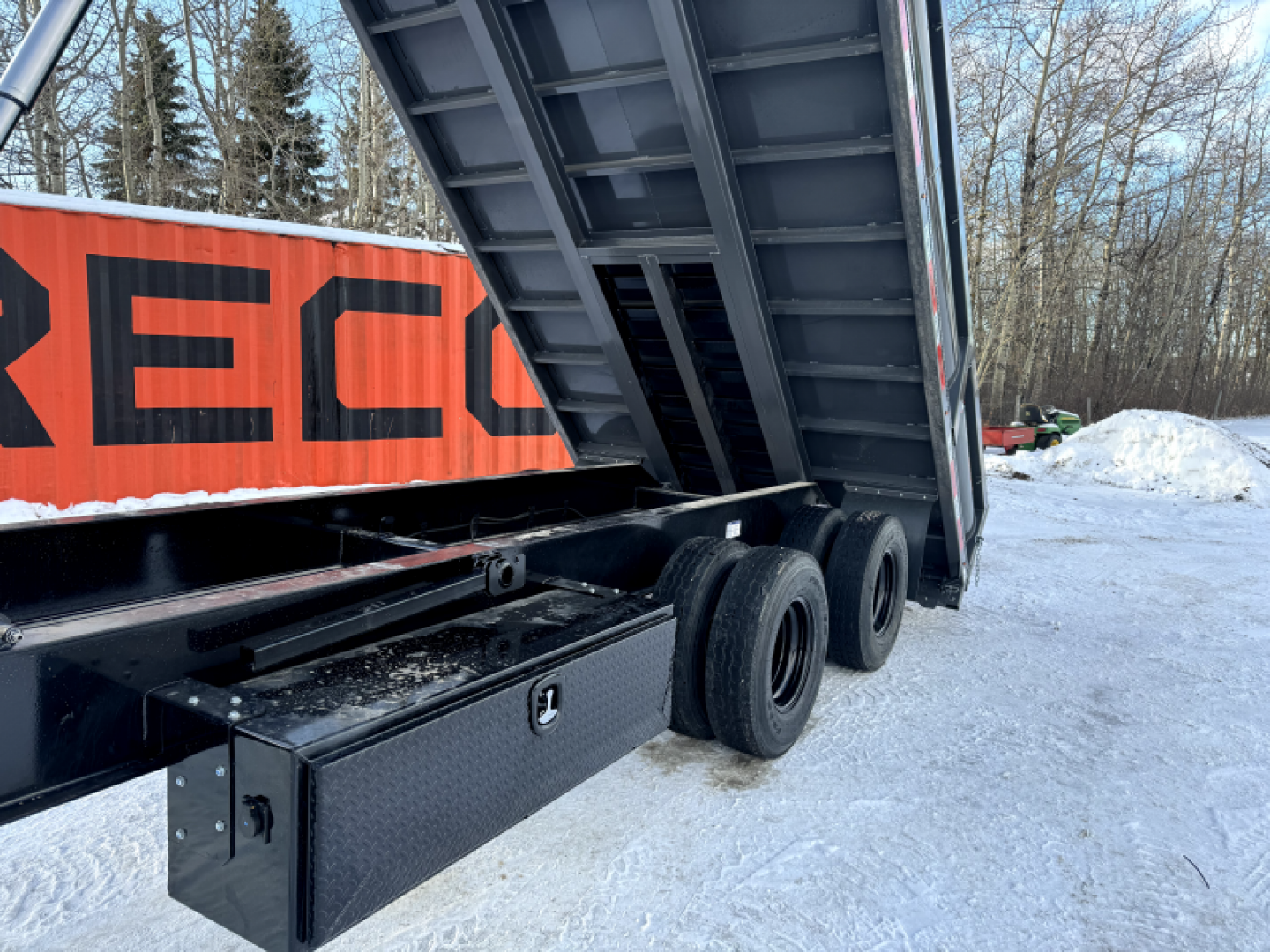 New 2025 Horizon Trailers HZH 96''X16'X 2' H.S Heavy Duty Goose Dump Box 2-12K OilBath 25900LBS GVWR