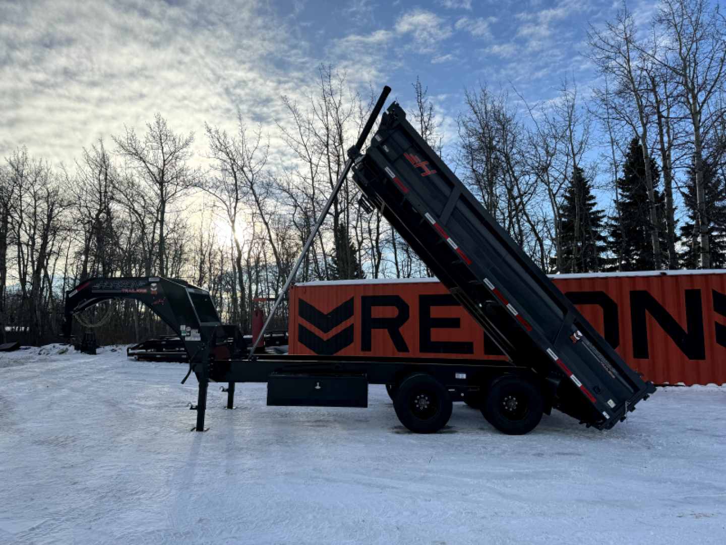 New 2025 Horizon Trailers HZH 96''X16'X 2' H.S Heavy Duty Goose Dump Box 2-12K OilBath 25900LBS GVWR
