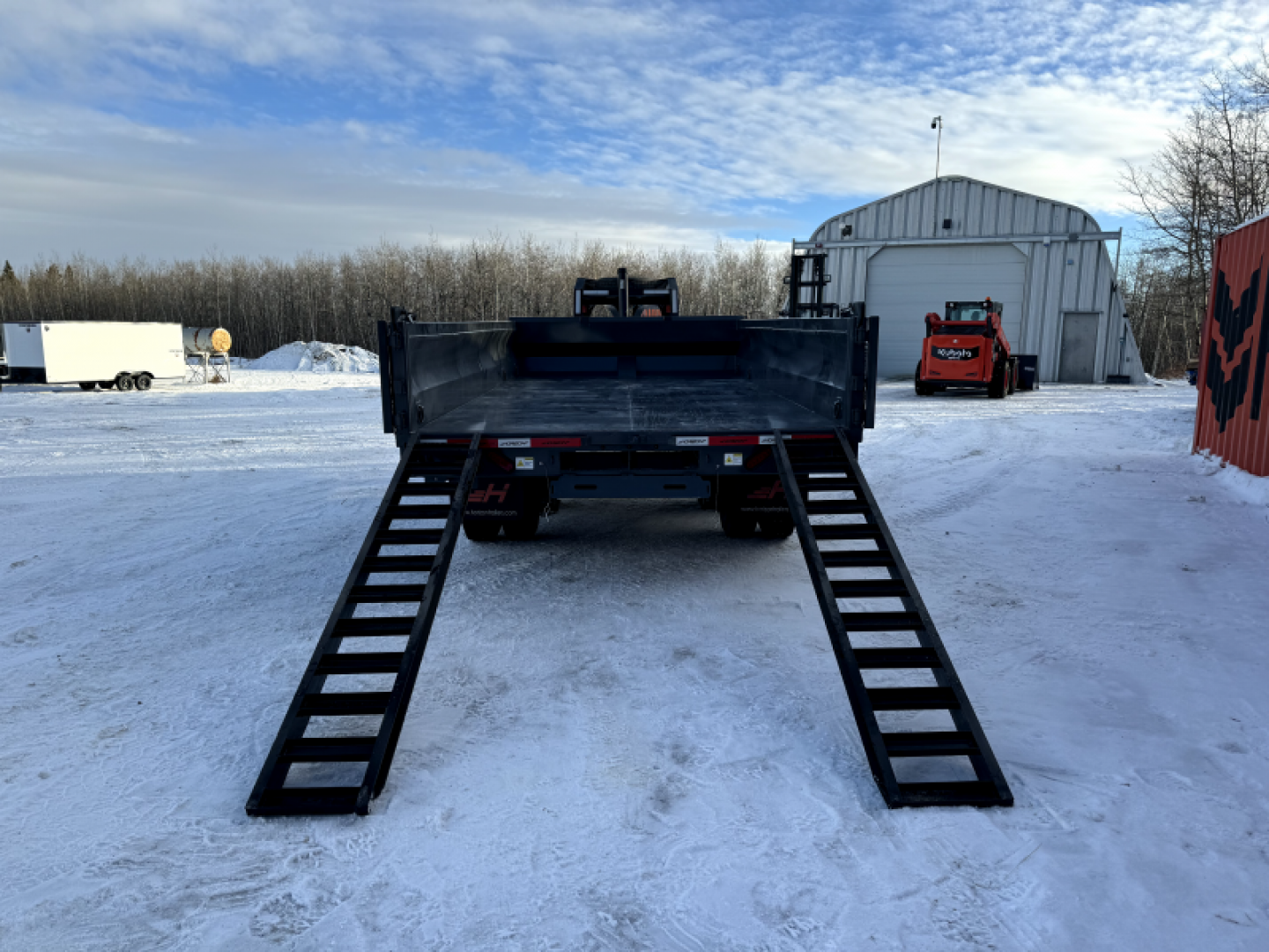 New 2025 Horizon Trailers HZH 96''X16'X 2' H.S Heavy Duty Goose Dump Box 2-12K OilBath 25900LBS GVWR