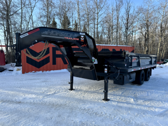 New 2025 Horizon Trailers HZH 96''X16'X 2' H.S Heavy Duty Goose Dump Box 2-12K OilBath 25900LBS GVWR