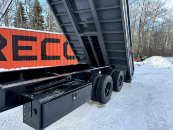 New 2025 Horizon Trailers HZH 96''X16'X 2' H.S Heavy Duty Goose Dump Box 2-12K OilBath 25900LBS GVWR