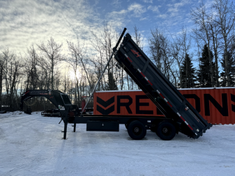 New 2025 Horizon Trailers HZH 96''X16'X 2' H.S Heavy Duty Goose Dump Box 2-12K OilBath 25900LBS GVWR