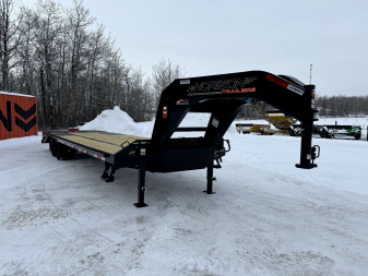 New 2025 HORIZON TRAILERS 102''X 30' LOW-PRO GOOSE W/ MOUNTAIN RAMPS 22400LB GVW
