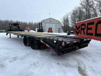 New 2025 HORIZON TRAILERS 102''X 30' LOW-PRO GOOSE W/ MOUNTAIN RAMPS 22400LB GVW