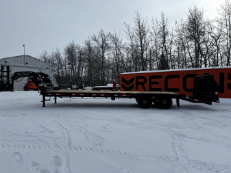 New 2025 HORIZON TRAILERS 102''X 30' LOW-PRO GOOSE W/ MOUNTAIN RAMPS 22400LB GVW