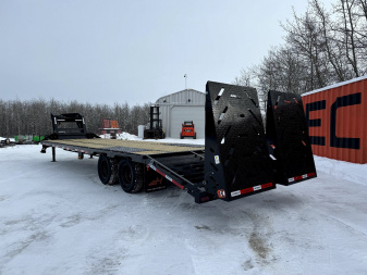 New 2025 HORIZON TRAILERS 102''X 30' LOW-PRO GOOSE W/ MOUNTAIN RAMPS 22400LB GVW