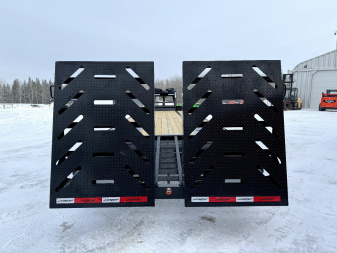 New 2025 HORIZON TRAILERS 102''X 30' LOW-PRO GOOSE W/ MOUNTAIN RAMPS 22400LB GVW