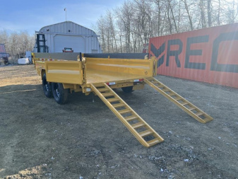 New 2025 Horizon Trailers EZ7 83''X14' DUMP BOX W/2'HIGH SIDES 14000 GVWR