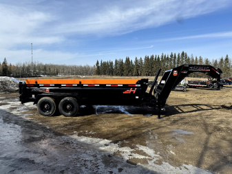 New 2024 Horizon Trailers HZX 83"x16' Gooseneck Dump Box 2-10k Torsion Axles W/2'High Sides 22400LBS GVWR