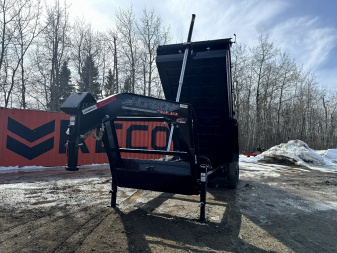 New 2024 Horizon Trailers HZX 83"x16' Gooseneck Dump Box 2-10k Torsion Axles W/2'High Sides 22400LBS GVWR