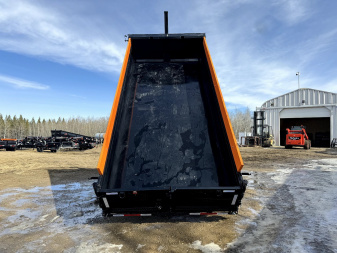 New 2024 Horizon Trailers HZX 83"x16' Gooseneck Dump Box 2-10k Torsion Axles W/2'High Sides 22400LBS GVWR