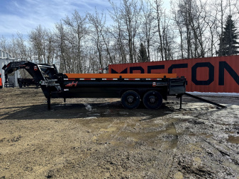 New 2024 Horizon Trailers HZX 83"x16' Gooseneck Dump Box 2-10k Torsion Axles W/2'High Sides 22400LBS GVWR