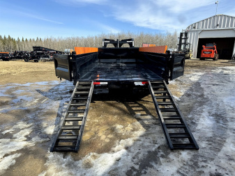 New 2024 Horizon Trailers HZX 83"x16' Gooseneck Dump Box 2-10k Torsion Axles W/2'High Sides 22400LBS GVWR