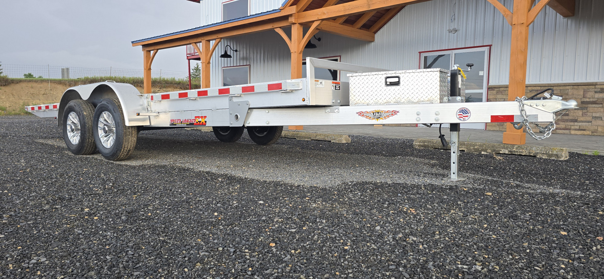 New H&H Aluminum Electric Tilt Speed Loader / 9.9K GVWR / 82"x20"