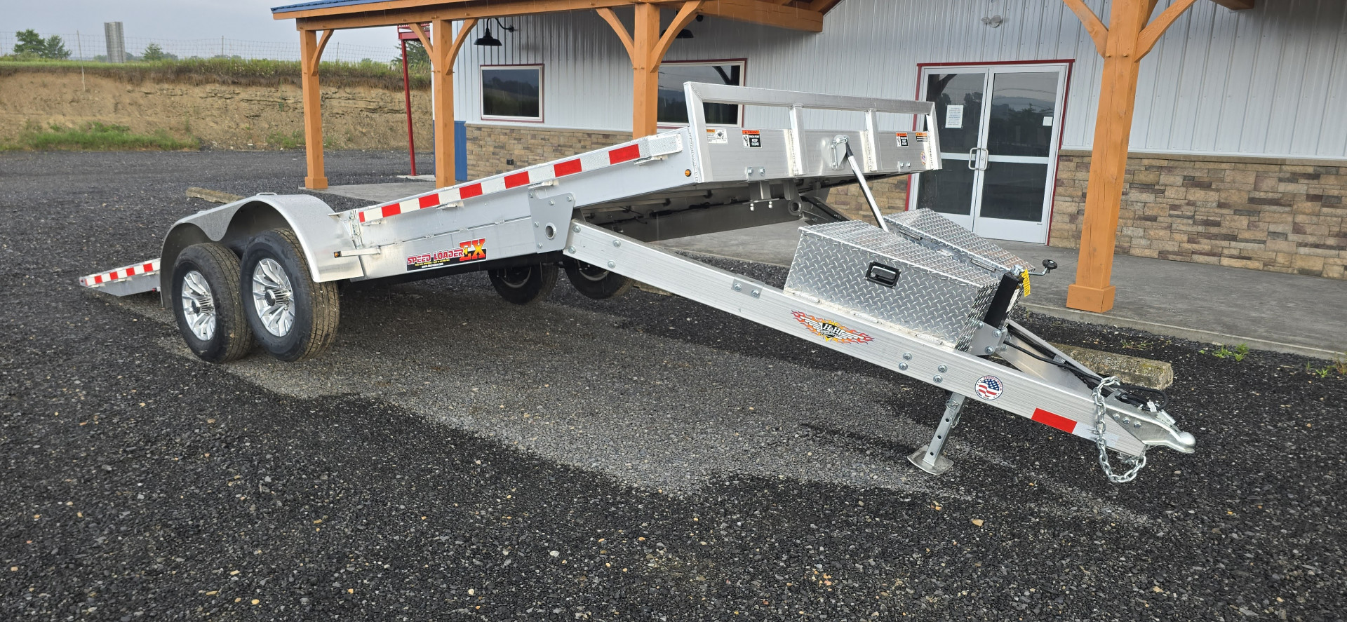 New H&H Aluminum Electric Tilt Speed Loader / 9.9K GVWR / 82"x20"