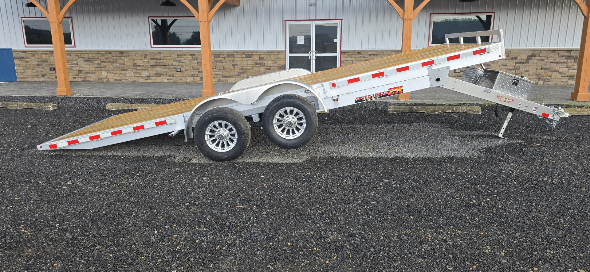 New H&H Aluminum Electric Tilt Speed Loader / 9.9K GVWR / 82"x20"