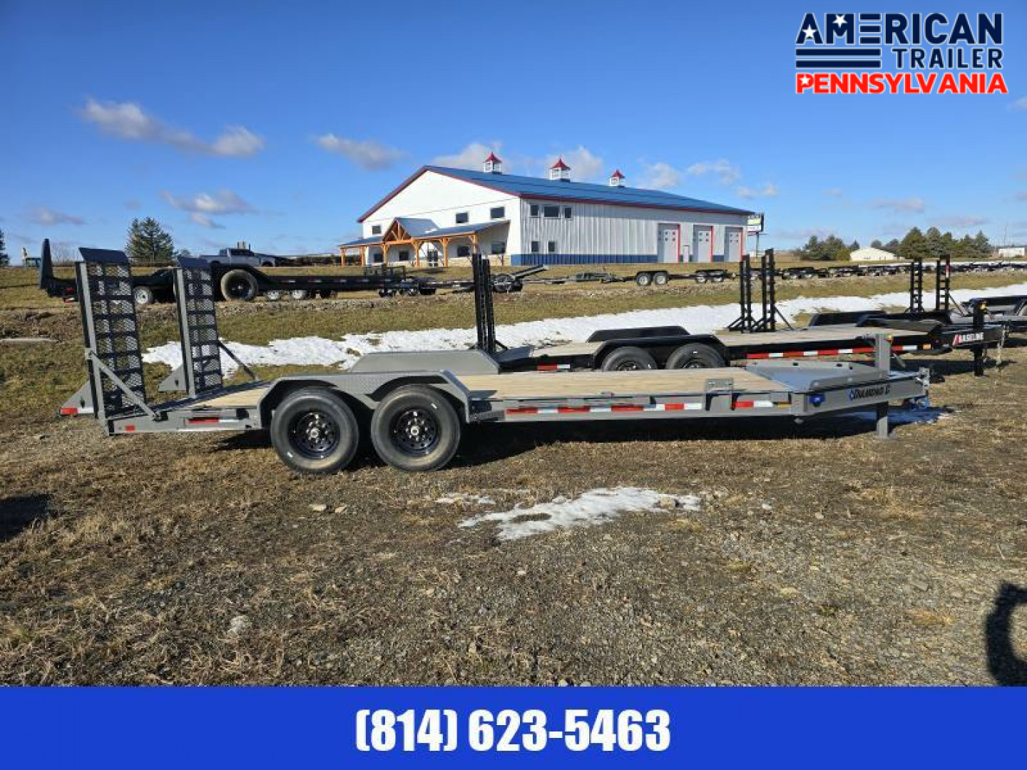 New Diamond C Equipment Trailer / 14.9K GVWR / 82"x20' /