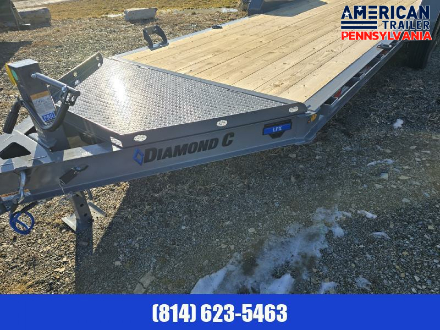 New Diamond C Equipment Trailer / 14.9K GVWR / 82"x20' /