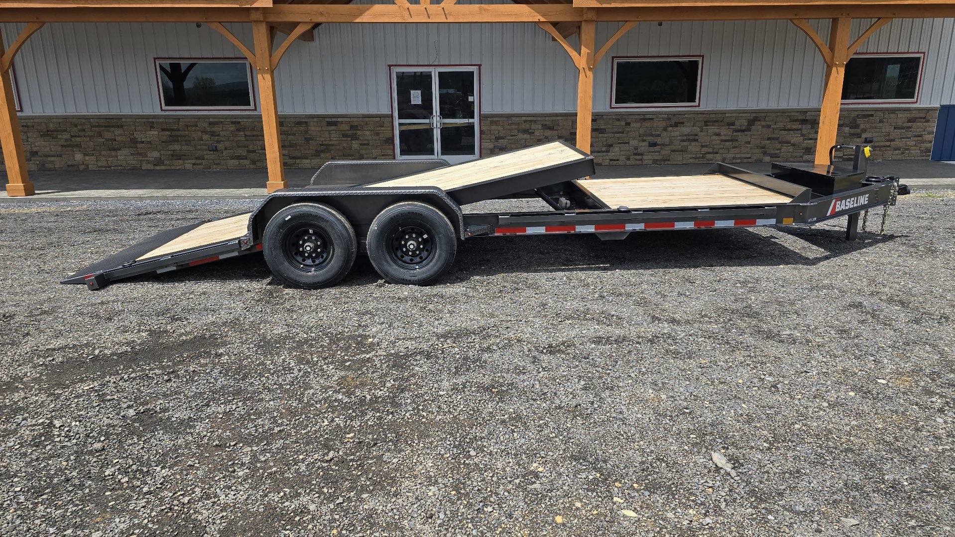 New 82"x22' Baseline Tilt Deck Trailer / 16K GVWR / 6' Fixed & 16' Tilt