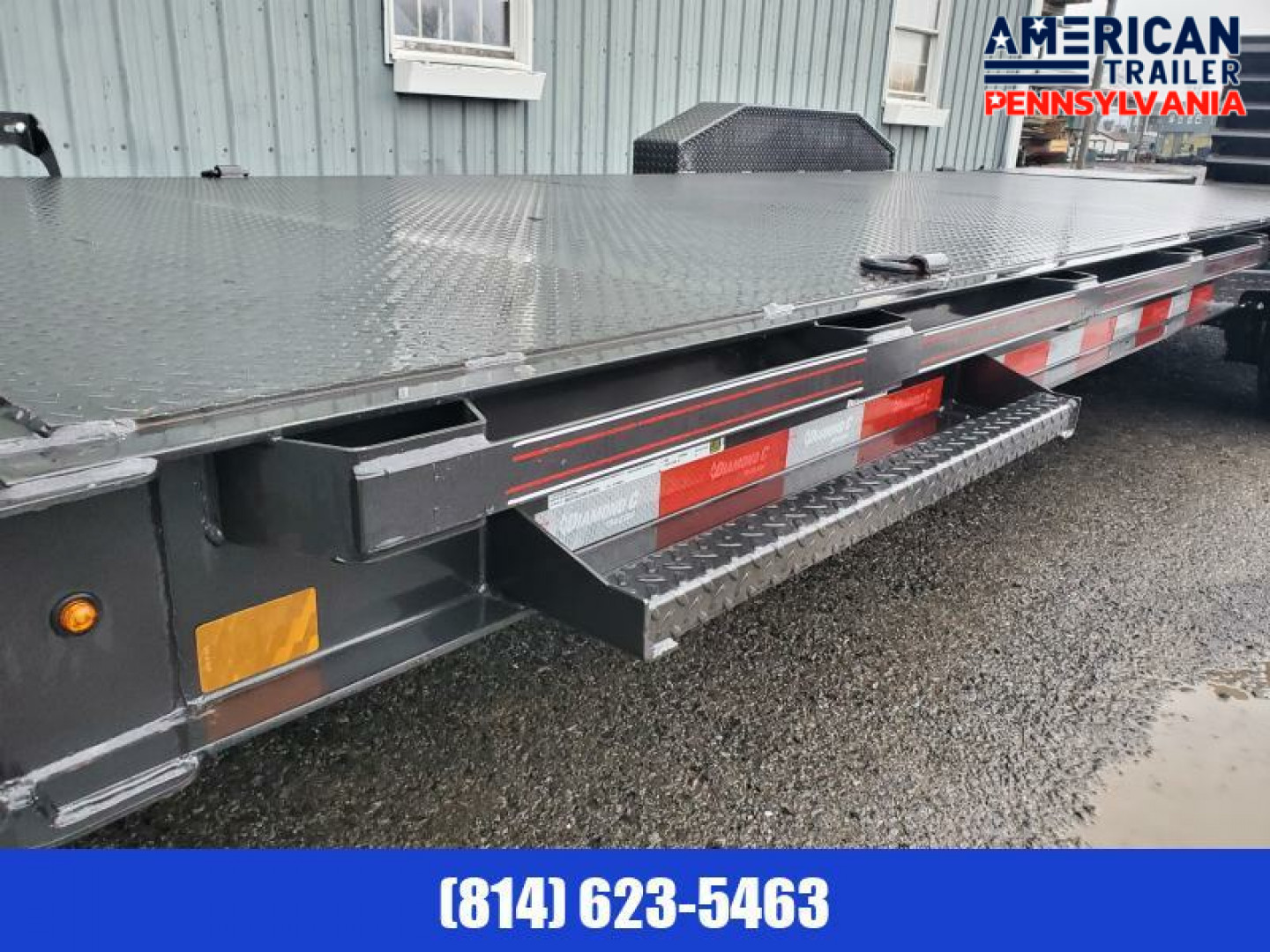 New Diamond C Equipment Trailer / 14.9K GVWR / 82"x22' /Max Ramps