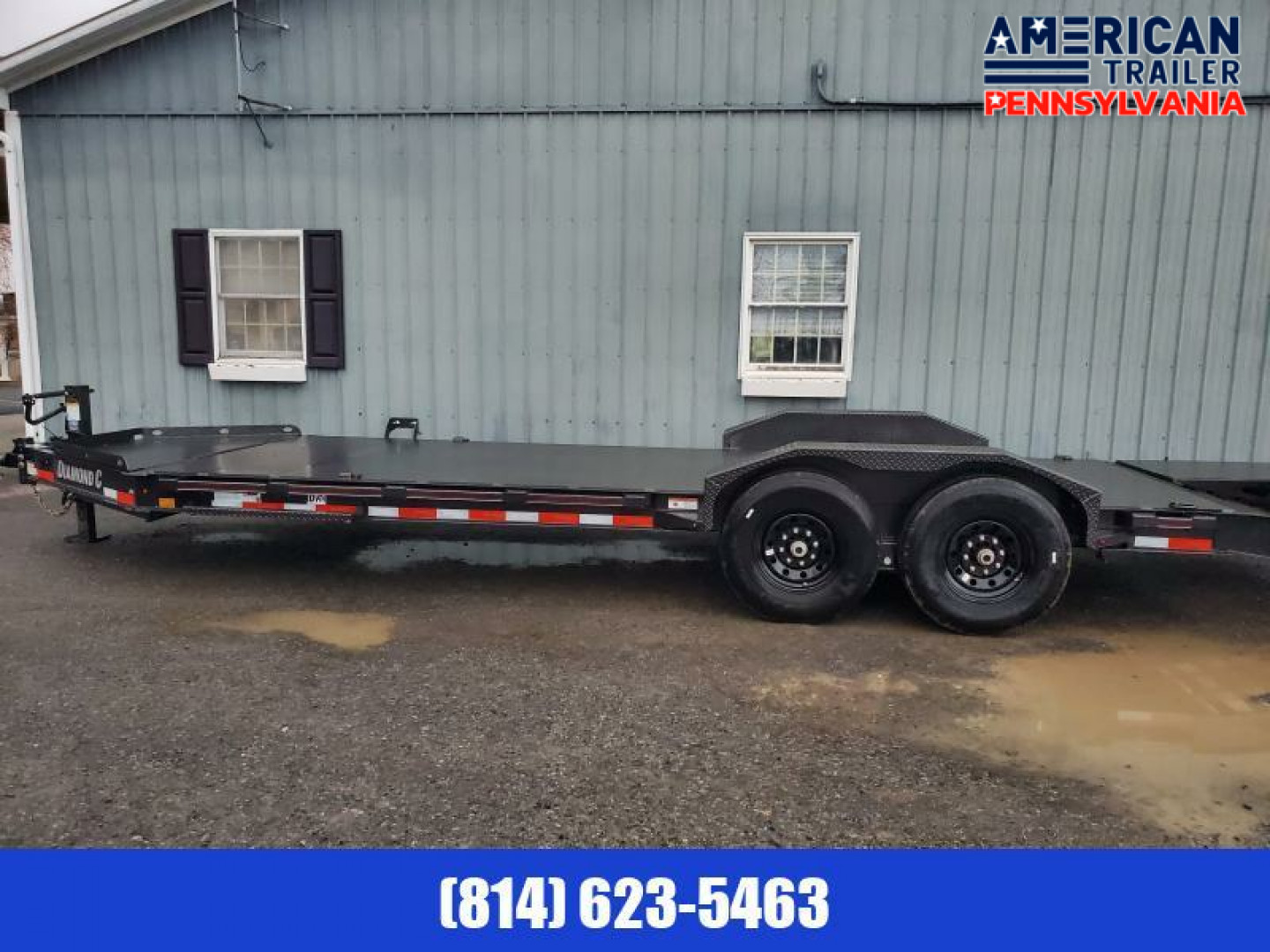 New Diamond C Equipment Trailer / 14.9K GVWR / 82"x22' /Max Ramps