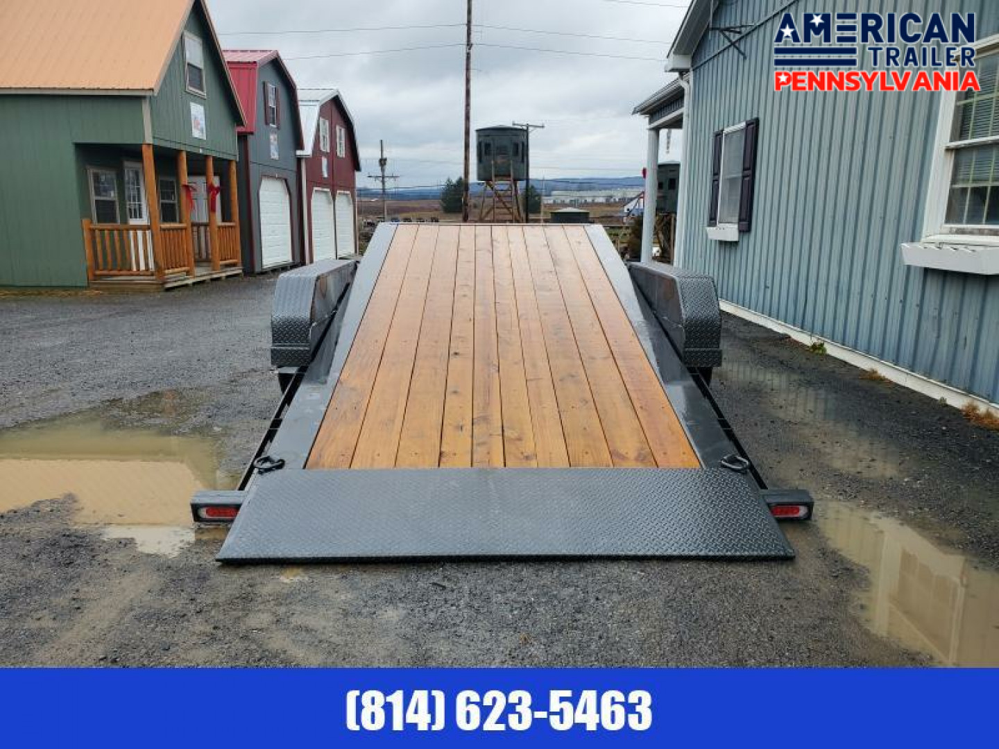 New Diamond C Split Tilt Trailer / 14.9K GVWR / 82"x20' (4' Stationary)