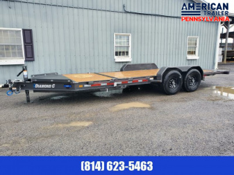 New Diamond C Split Tilt Trailer / 14.9K GVWR / 82 x20' (4' Stationary)