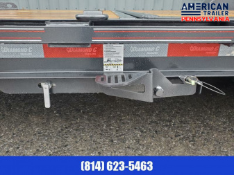 New Diamond C Split Tilt Trailer / 14.9K GVWR / 82"x20' (4' Stationary)