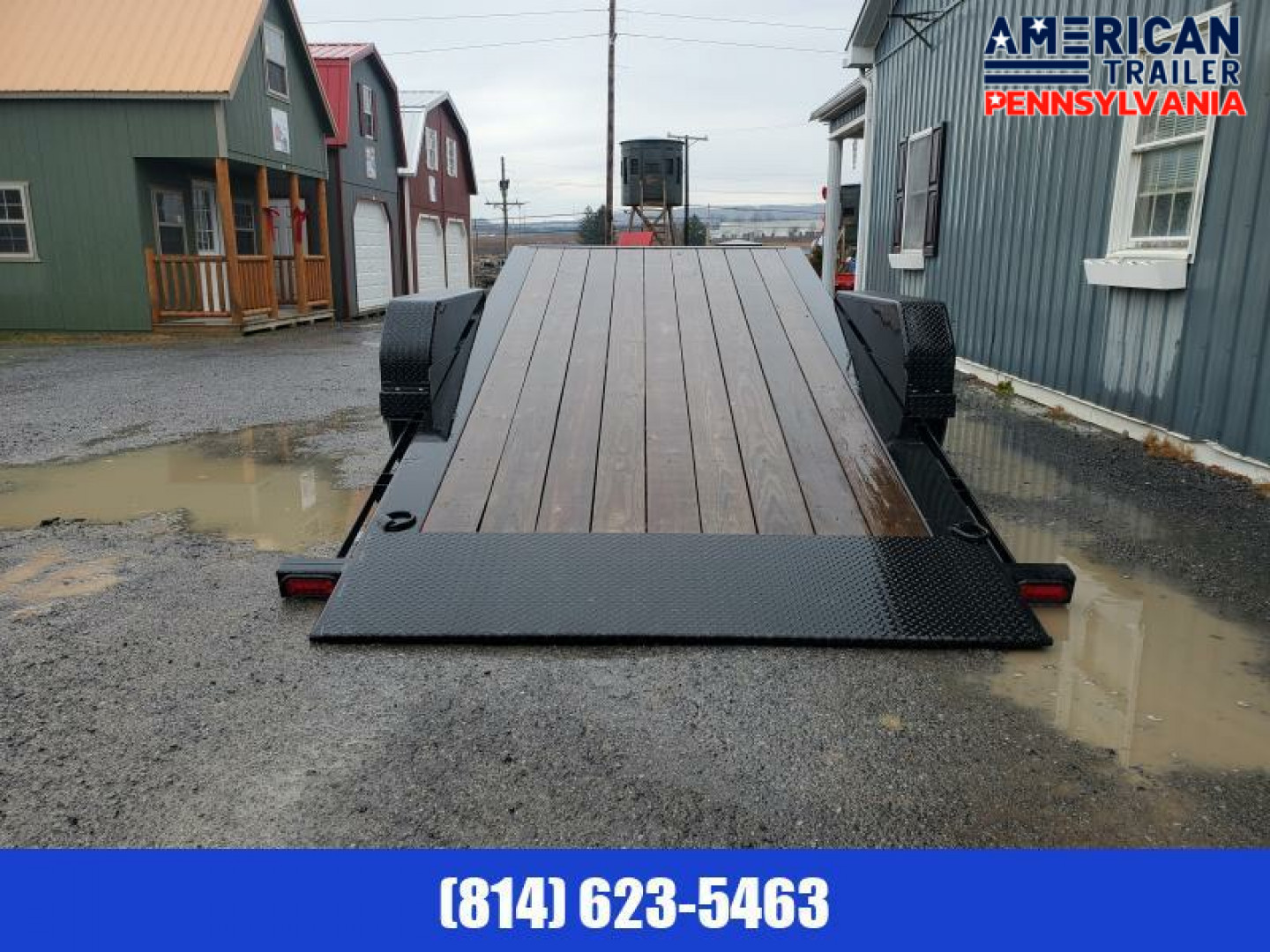 New Baseline Split Tilt Trailer / 14K GVWR / 82"x22' (6' Stationary)