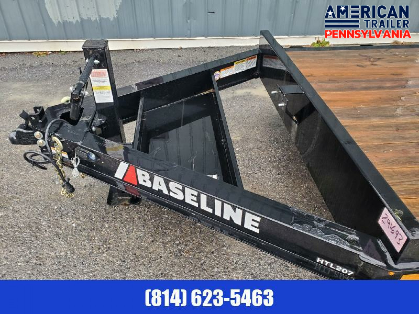 New Baseline Split Tilt Trailer / 14K GVWR / 82"x22' (6' Stationary)