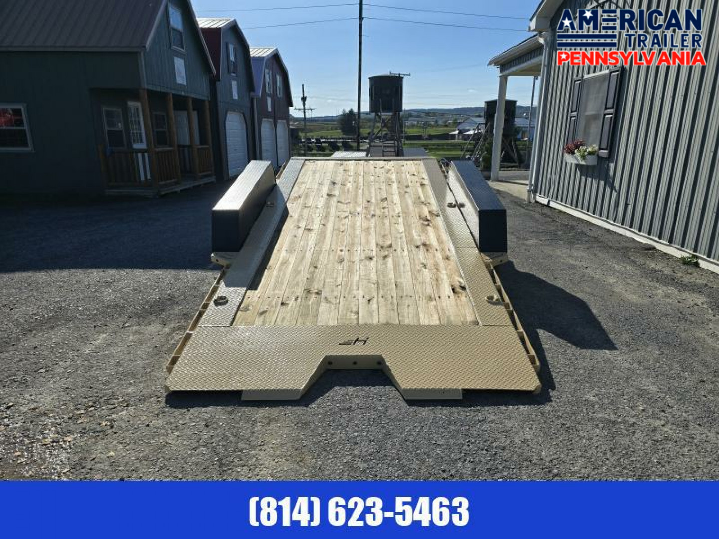 New Horizon Tilt Deck Equipment Trailer / 83"x22' / 15.2K GVWR
