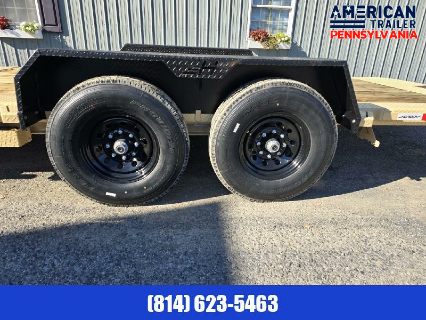 New Horizon Tilt Deck Equipment Trailer / 83"x22' / 15.2K GVWR