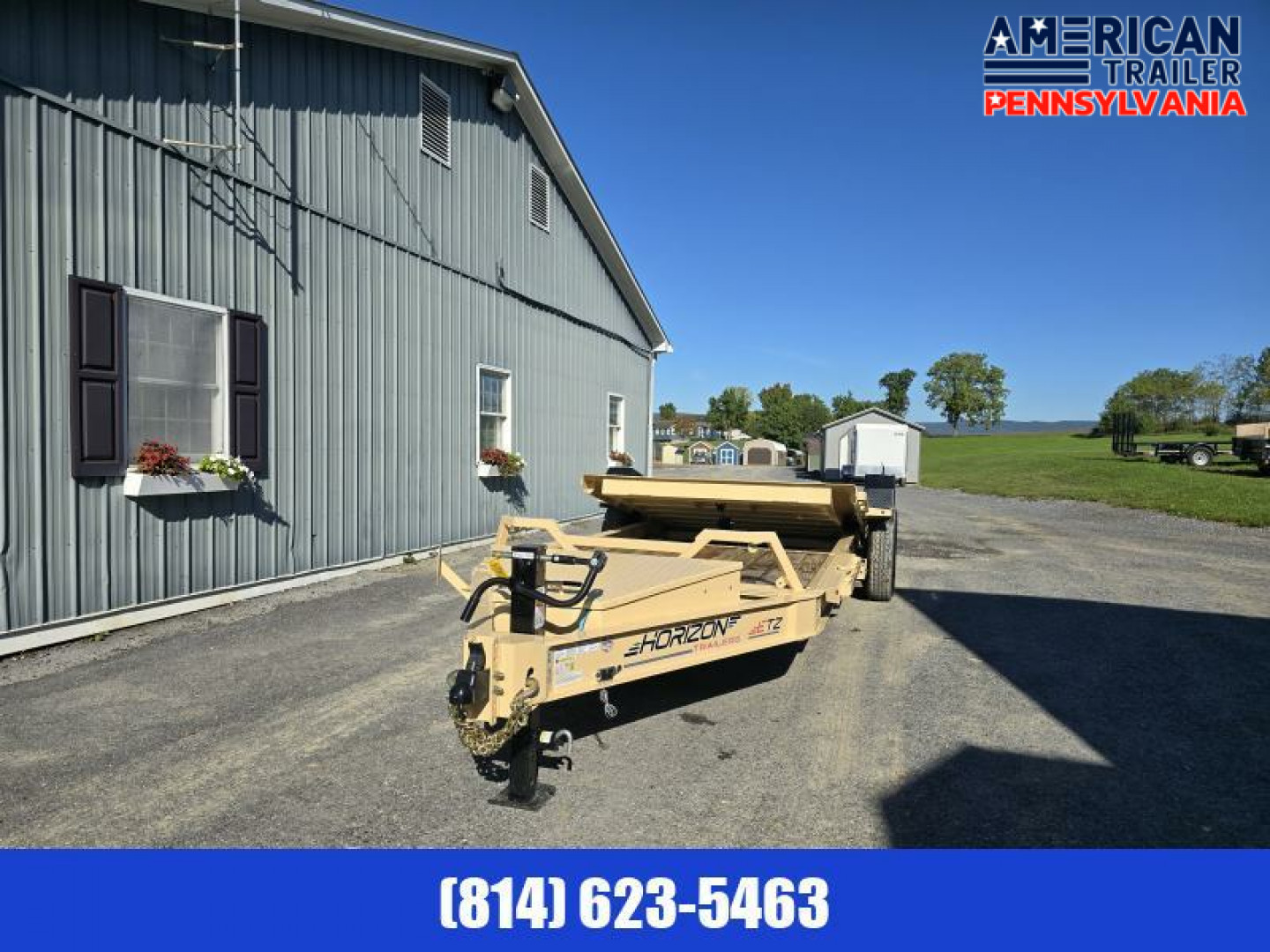 New Horizon Tilt Deck Equipment Trailer / 83"x22' / 15.2K GVWR