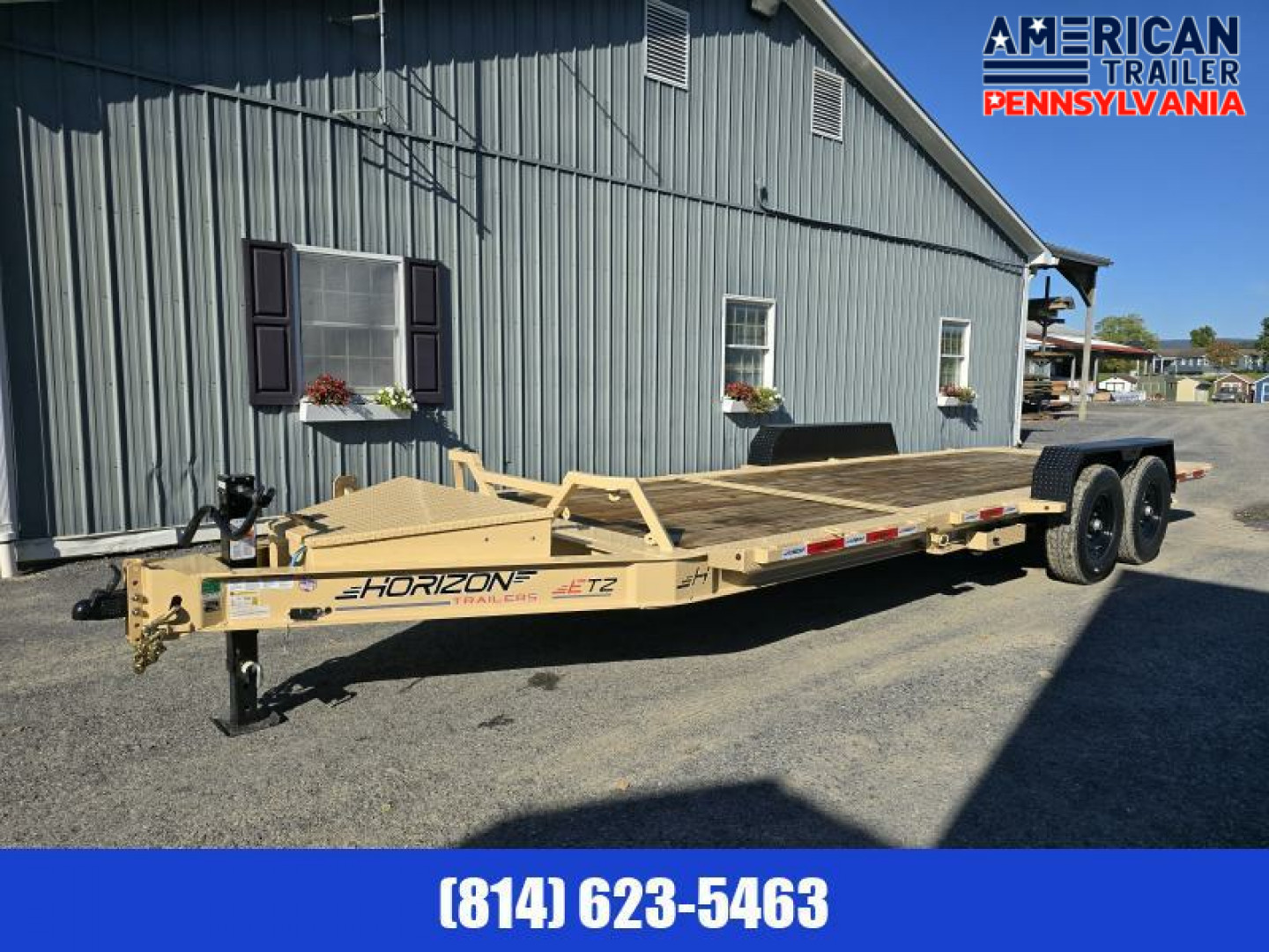 New Horizon Tilt Deck Equipment Trailer / 83"x22' / 15.2K GVWR