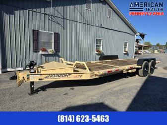 New Horizon Tilt Deck Equipment Trailer / 83"x22' / 15.2K GVWR