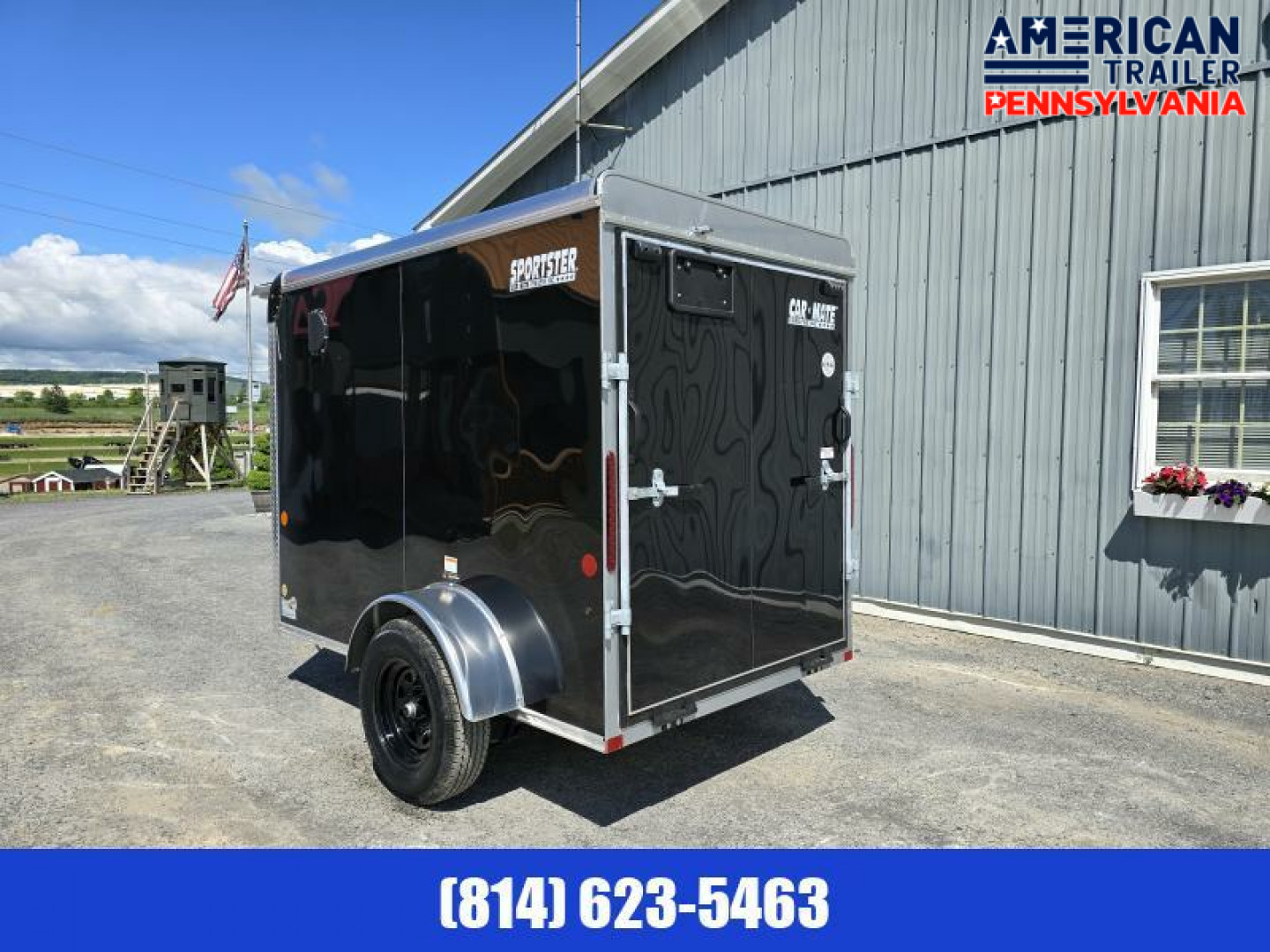 New Car Mate Sportster Enclosed Cargo Trailer / 2990 GVWR / 5x8
