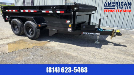 New PJ 72" Tandem Axle Dump / 9.8K GVWR / 72"x12'
