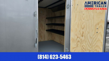 New Car Mate Enclosed Cargo Trailer / 7000 GVWR / 7x18 - Contractor Pkg / 78.5" Interior Height
