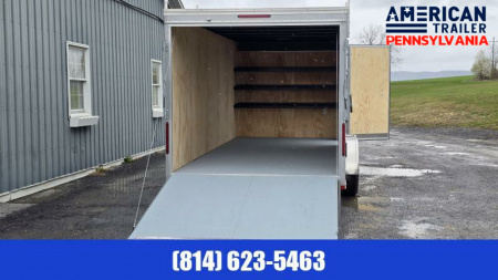 New Car Mate Enclosed Cargo Trailer / 7000 GVWR / 7x18 - Contractor Pkg / 78.5" Interior Height