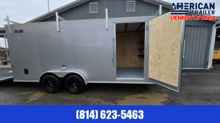 New Car Mate Enclosed Cargo Trailer / 7000 GVWR / 7x18 - Contractor Pkg / 78.5" Interior Height