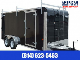 New Car Mate Enclosed Cargo Trailer / 7000 GVWR / 7x18 - Contractor Pkg / 78.5" Interior Height