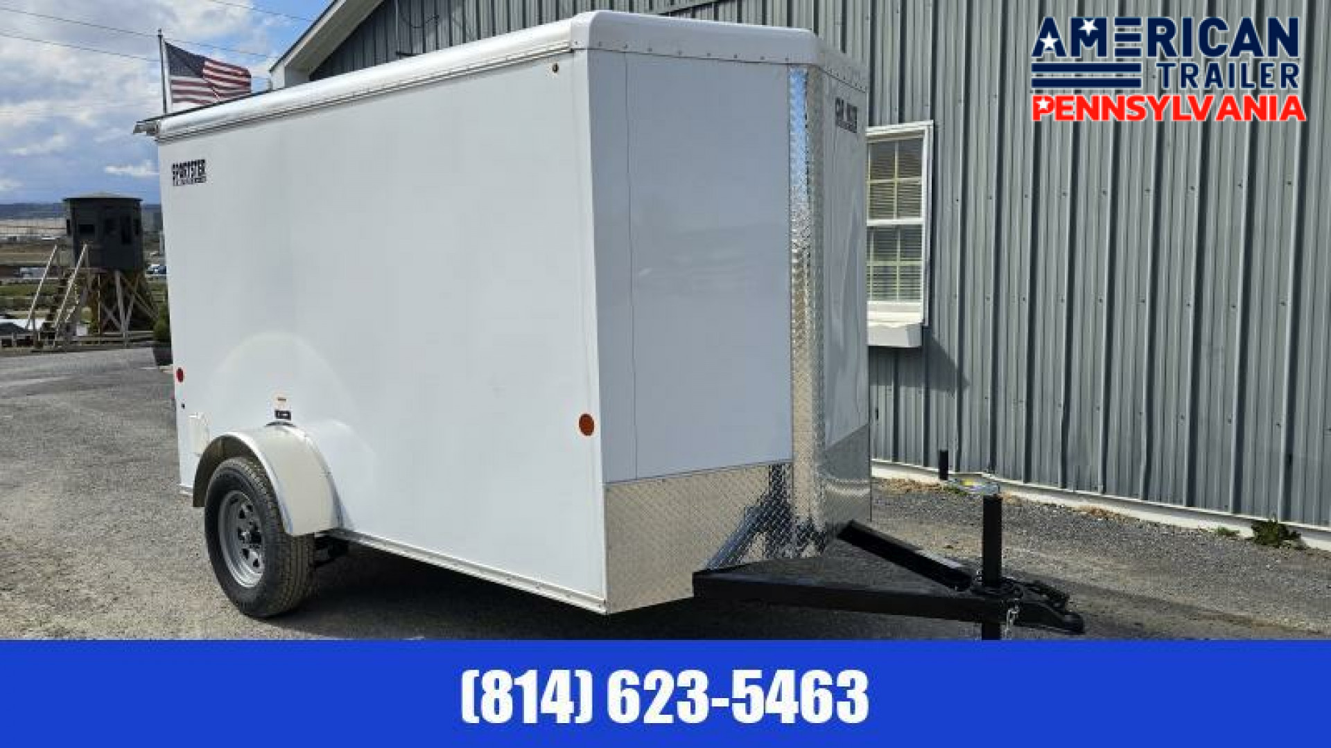 New Car Mate Enclosed Cargo Trailer / 2990 GVWR / 5x10 V-Sport