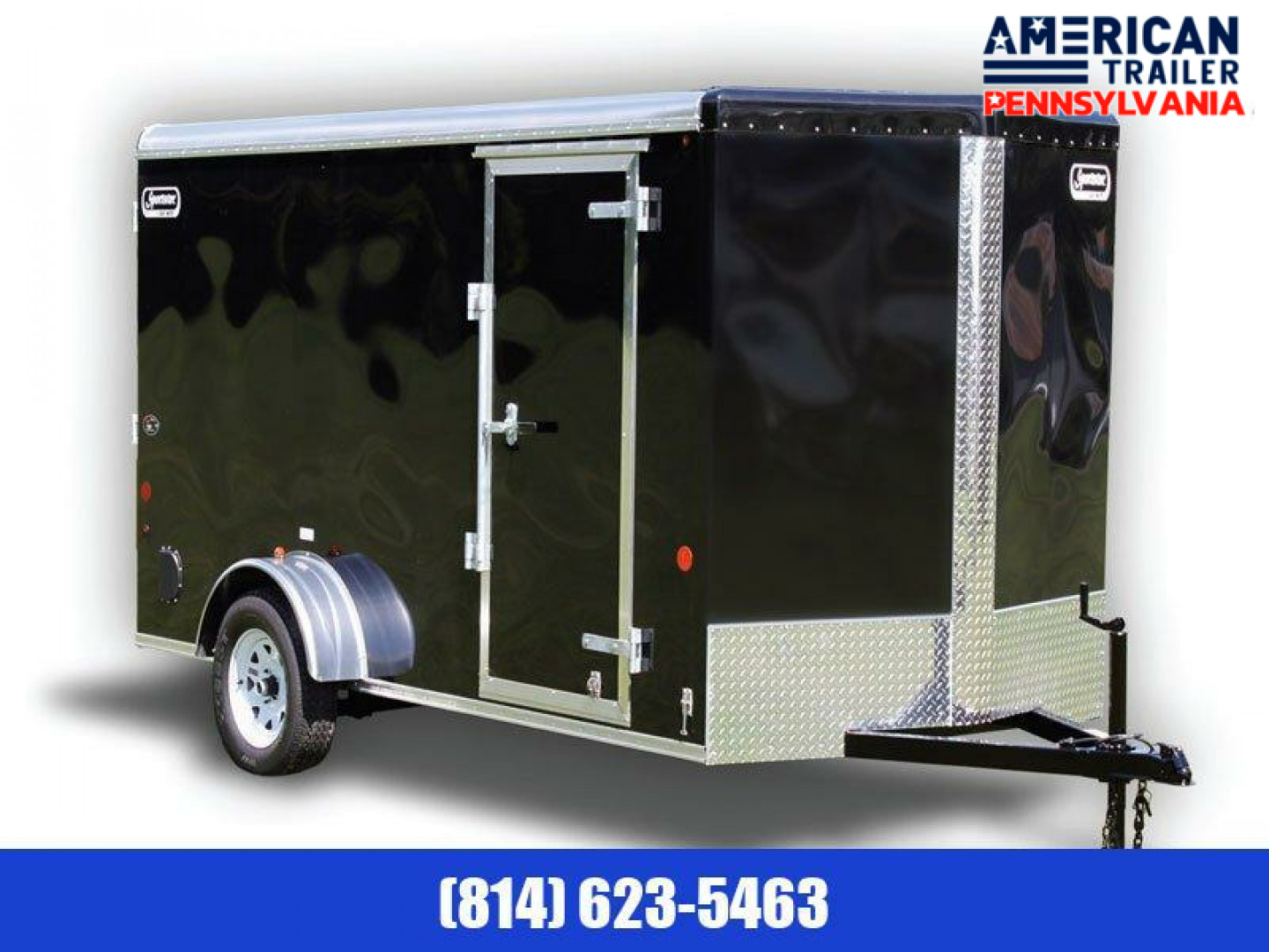 New Car Mate Enclosed Cargo Trailer / 2990 GVWR / 5x10 V-Sport