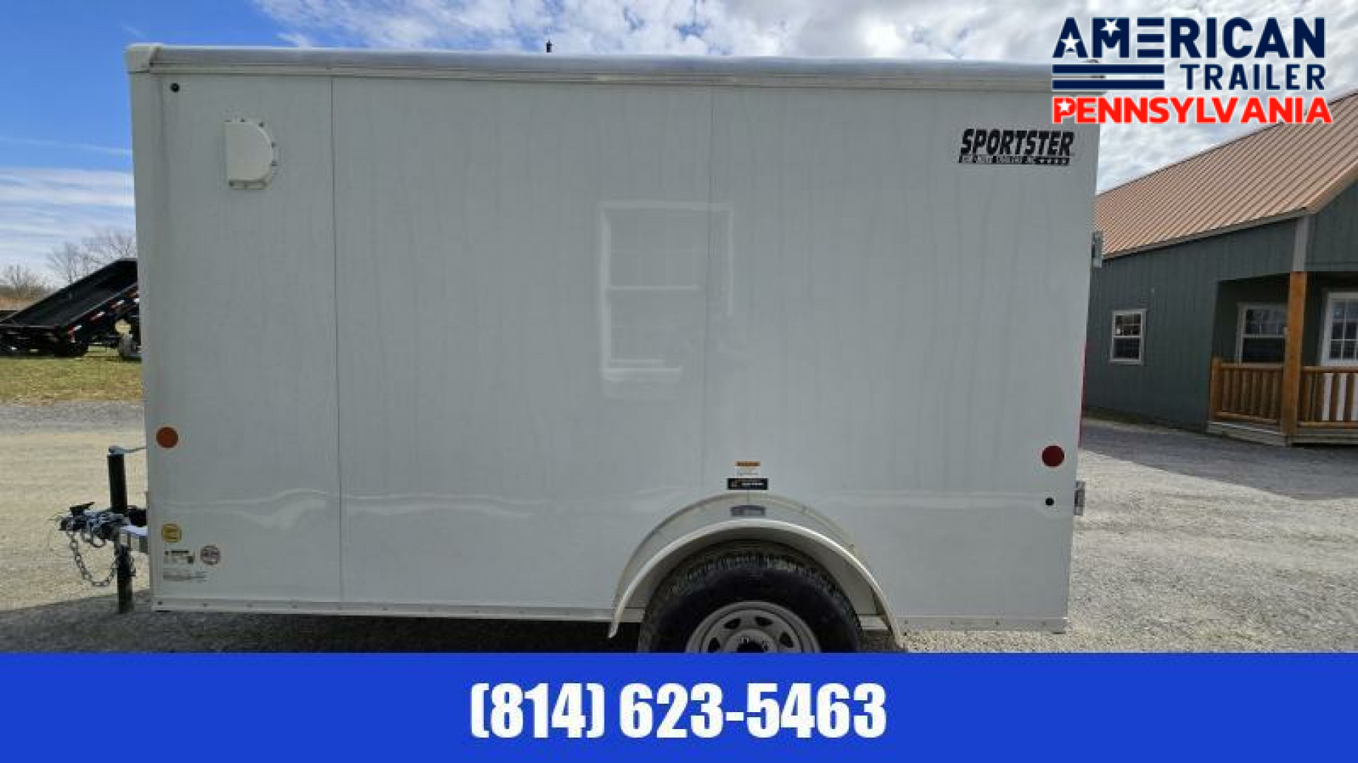 New Car Mate Enclosed Cargo Trailer / 2990 GVWR / 5x10 V-Sport
