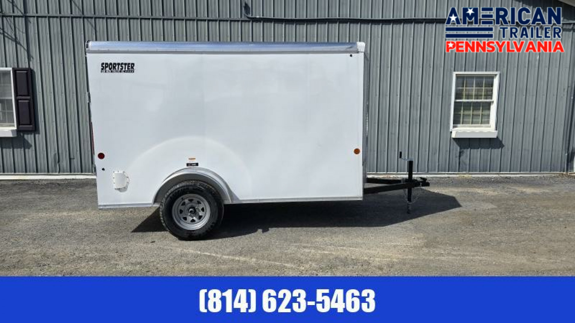 New Car Mate Enclosed Cargo Trailer / 2990 GVWR / 5x10 V-Sport
