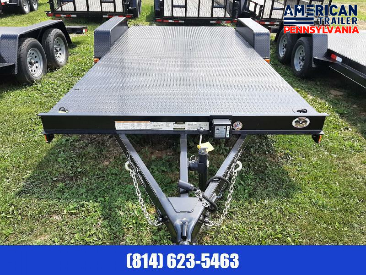 New Quality Trailers Economy Diamond Deck Car Hauler / 18' / 7K GVWR